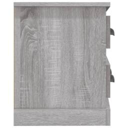 Berkfield Home TV Cabinet Grey Sonoma 100x35.5x45 cm Engineered Wood - thumbnail 7