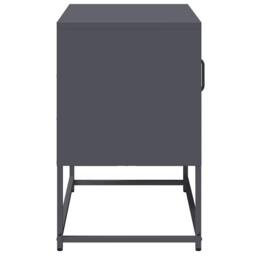 Berkfield Home TV Cabinet Anthracite 68x39x60.5 cm Steel in Dark Grey - thumbnail 7