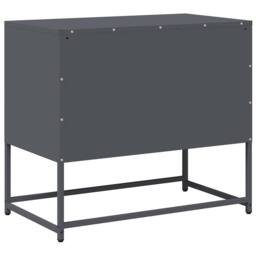 Berkfield Home TV Cabinet Anthracite 68x39x60.5 cm Steel in Dark Grey - thumbnail 8