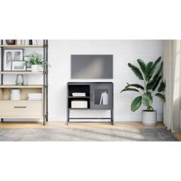 Berkfield Home TV Cabinet Anthracite 68x39x60.5 cm Steel in Dark Grey