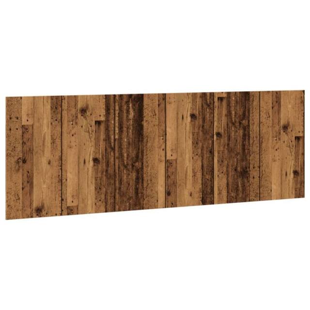 Berkfield Home Wall Headboard Old Wood 240x1.5x80 cm Engineered Wood in Brown - image 1