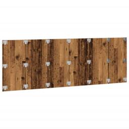 Berkfield Home Wall Headboard Old Wood 240x1.5x80 cm Engineered Wood in Brown - thumbnail 4