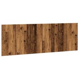 Berkfield Home Wall Headboard Old Wood 240x1.5x80 cm Engineered Wood in Brown - thumbnail 1