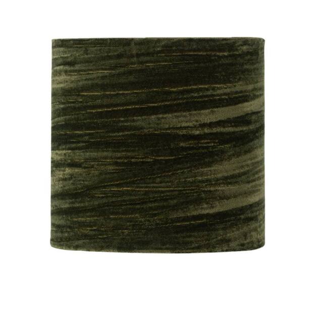 First Choice Lighting Green Crushed Velvet 15.5cm Table Lamp Shade - image 1