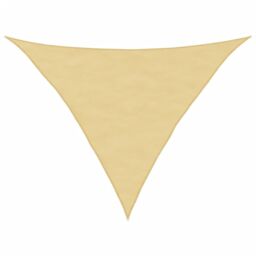 Berkfield Home Sun Shade Sail Sand 2.5x2.5x3.5 m 100% Polyester Oxford in Yellow - thumbnail 2
