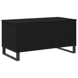 Berkfield Home Coffee Table Black Oak 90x44.5x45 cm Engineered Wood - thumbnail 8
