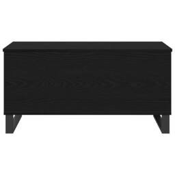 Berkfield Home Coffee Table Black Oak 90x44.5x45 cm Engineered Wood - thumbnail 6