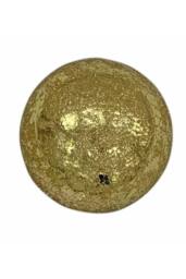 KDMD Gold Metallic Bauble 9cm 3 Pack - thumbnail 1