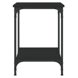 Berkfield Home Decorative Coffee Table Black 40x40x55 cm Engineered Wood - Size: 40 x 40 x 55 cm - thumbnail 4