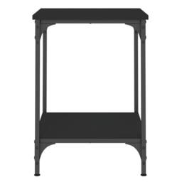 Berkfield Home Decorative Coffee Table Black 40x40x55 cm Engineered Wood - Size: 40 x 40 x 55 cm - thumbnail 6