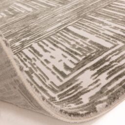 The Rug Shop UK Green Modern Striped Latex Back Latex Backing Area Rug - Size: 200 cm x 290 cm - thumbnail 5