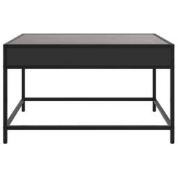 Berkfield Home Decorative Coffee Table with Infinity LED Black 70x50x41 cm - Size: 70 x 50 x 41 cm - thumbnail 6