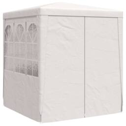 Berkfield Home Professional Party Tent with Side Walls 2.5x2.5 m White 90 g/m ² - thumbnail 1