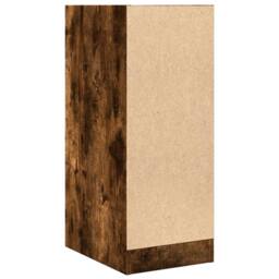 Berkfield Home Elegant Apothecary Cabinet Smoked Oak 30x41x77.5 cm Engineered Wood in Brown - thumbnail 7