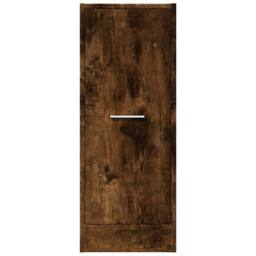 Berkfield Home Elegant Apothecary Cabinet Smoked Oak 30x41x77.5 cm Engineered Wood in Brown - thumbnail 5
