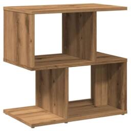 Berkfield Home Classic Bedside Cabinet Artisan Oak 50x30x51.5 cm Engineered Wood in Brown - thumbnail 3
