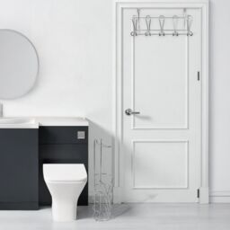 Showerdrape Vertu Chrome Toilet Roll Holder & Spare Combo in Silver - thumbnail 3