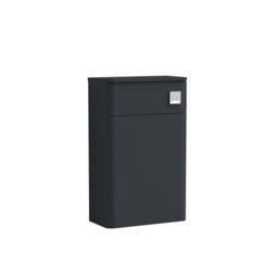 Balterley Bathroom Floor Standing Concealed Cistern WC Unit, Dark Grey, 502mm in Grey - thumbnail 1