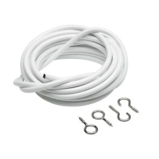 Marco Paul 3m Expanding Curtain Wire Cord in White - Size: 1 - image 1