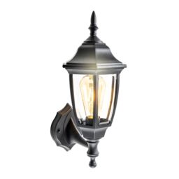 CGC Lighting Dada Black Outdoor Wall Lantern Vintage Wall Light IP44 E27 Standard Screw Polycarbonate - thumbnail 6