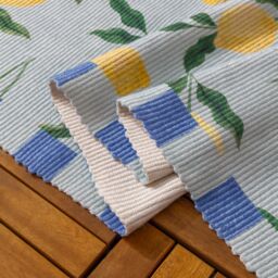 Furn Lemons Printed Indoor/Outdoor Rug in Blue - Size: 120 cm x 170 cm - thumbnail 5