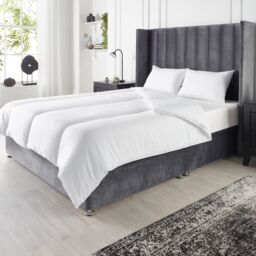 OHS Soft Like Down Duvet 15 TOG Quilt in White - Size: King - thumbnail 1