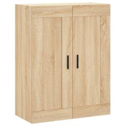 Berkfield Home Highboard Sonoma Oak 69.5x34x180 cm Engineered Wood in Light Tan - thumbnail 5