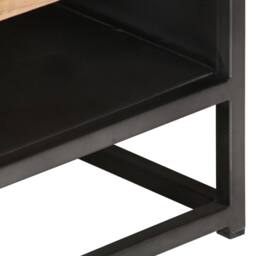 Berkfield Home Beautiful Coffee Table 90x50x35 cm Solid Acacia Wood in Brown - Size: 90 x 50 x 35 cm - thumbnail 6