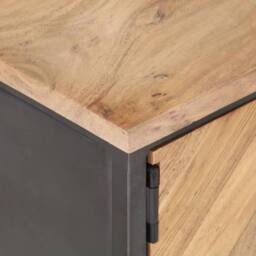 Berkfield Home Beautiful Coffee Table 90x50x35 cm Solid Acacia Wood in Brown - Size: 90 x 50 x 35 cm - thumbnail 5
