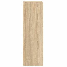 Berkfield Home Sturdy 3 Piece TV Cabinet Set Sonoma Oak Engineered Wood in Light Oak - thumbnail 9