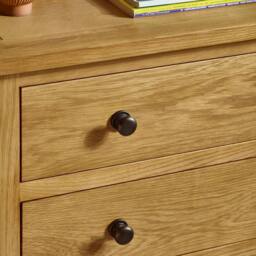 Cheshire Premium Kingsley 4 Drawer Chest - Oak in Brown - thumbnail 6