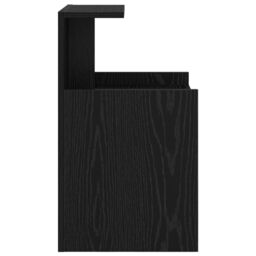 Berkfield Home Bedside Cabinets 2-Pack Black Oak 40 x 35 x 60 cm Engineered Wood - thumbnail 7