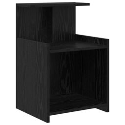 Berkfield Home Bedside Cabinets 2-Pack Black Oak 40 x 35 x 60 cm Engineered Wood - thumbnail 5