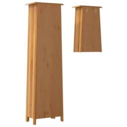 Berkfield Home Beautiful 2 Piece Bathroom Furniture Set Solid Wood Pine in Brown - thumbnail 7