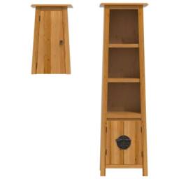 Berkfield Home Beautiful 2 Piece Bathroom Furniture Set Solid Wood Pine in Brown - thumbnail 5