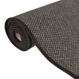 Berkfield Home Carpet Runner Sisal Look Anthracite 80x200 cm in Dark Grey - Size: 100 cm diameter - thumbnail 5