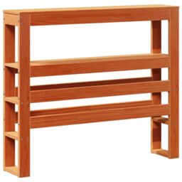 Berkfield Home Bed Frame without Mattress Wax Brown 75x190 cm Small Single Solid Wood Pine - thumbnail 6