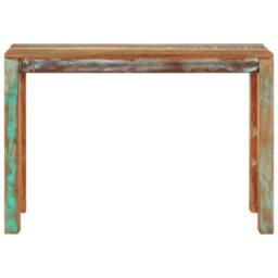 Berkfield Home Console Table 110x35x76 cm Solid Reclaimed Wood - Size: 110 x 35 x 76 cm - thumbnail 1
