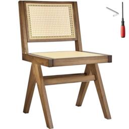 tectake Accent Chair Lizzy Per Piece - Light Oak - Size: 1 Pack