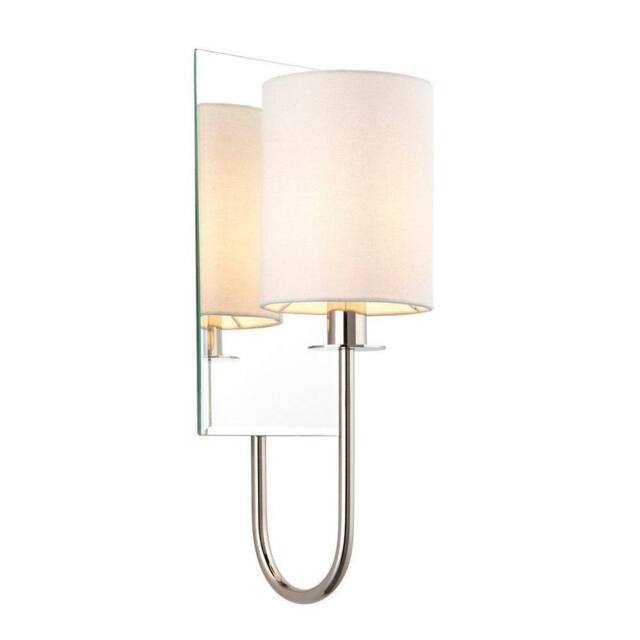 Netlighting 'PISA' Dimmable Stylish Contemporary Indoor Decorative Shade Wall Lamp in Silver - image 1