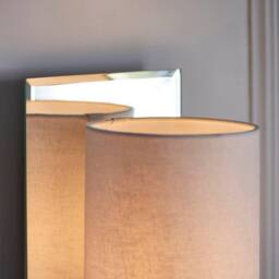 Netlighting 'PISA' Dimmable Stylish Contemporary Indoor Decorative Shade Wall Lamp in Silver - thumbnail 5