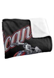 JQ Licensing James Piazza The American Dream Motorcycle Silky Touch Super Soft Throw Blanket 152 X 127 cm in White - thumbnail 3