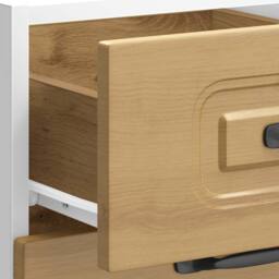 Berkfield Home Kitchen Base Cabinet Kalmar Artisan Oak Engineered Wood - thumbnail 9