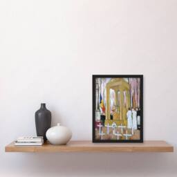 Artery8 Maurice Denis Mass at the Tomb of Ernest Psichari Framed Art Print - Size: A4 - thumbnail 4
