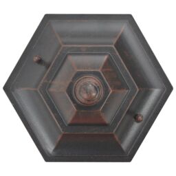 Berkfield Home Garden Post Lights 6 pcs E27 110 cm Aluminium Bronze in Brown - thumbnail 4