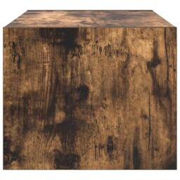 Berkfield Home TV Cabinet Smoked Oak 60x31x25.5 cm Engineered Wood in Brown - thumbnail 7
