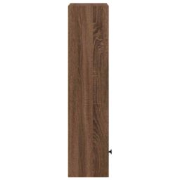 Berkfield Home Bookcase Brown Oak 31x24x102 cm Engineered Wood - Size: 31 x 24 x 102 cm - thumbnail 6