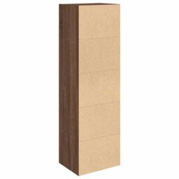 Berkfield Home Bookcase Brown Oak 31x24x102 cm Engineered Wood - Size: 31 x 24 x 102 cm - thumbnail 7