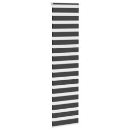 Berkfield Home Zebra Blind Black 55x230 cm Fabric Width 50.9 cm Polyester - thumbnail 3