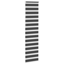 Berkfield Home Zebra Blind Black 55x230 cm Fabric Width 50.9 cm Polyester - thumbnail 4